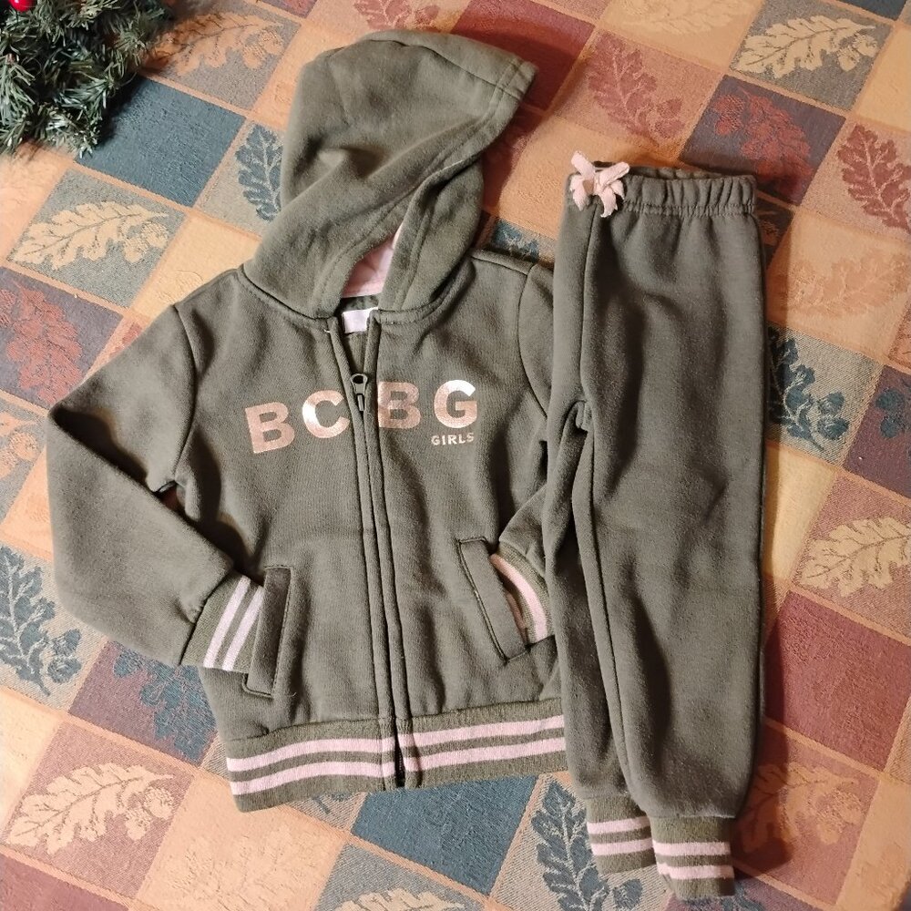 BCB Girls Sweater / Pants Kids Girl Size 24 Months Color Green and Pink